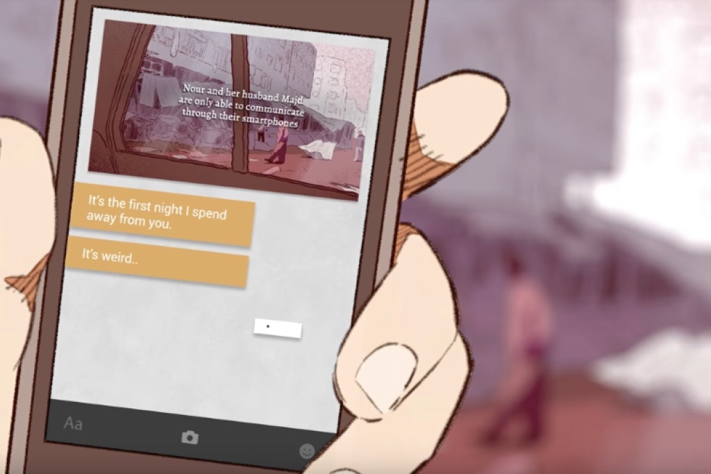 In de game 'Bury me, my Love' moet de speler zijn Syrische echtgenote, die op de vlucht is, bijstaan met goede raad. 