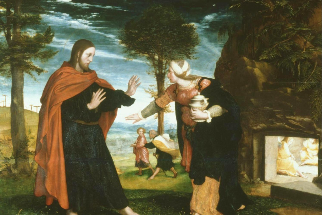 Noli me tangere, Hans Holbein de Jongere (1524).
