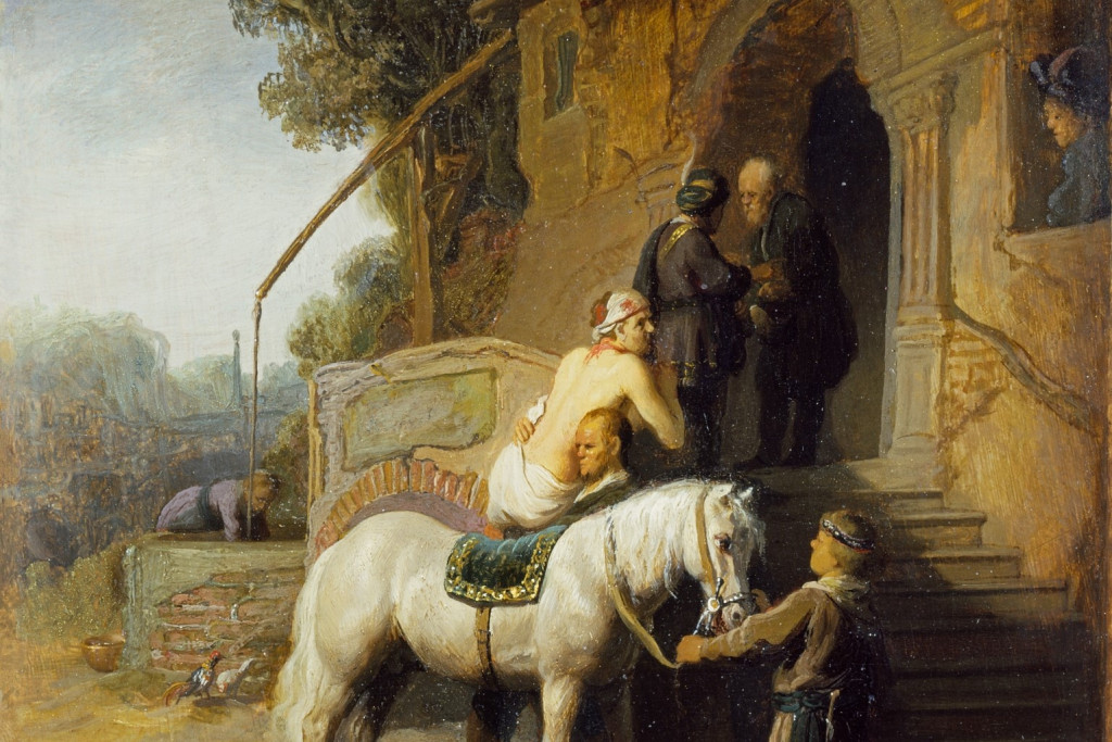 Rembrandts 'De Barmhartige Samaritaan' uit 1633.