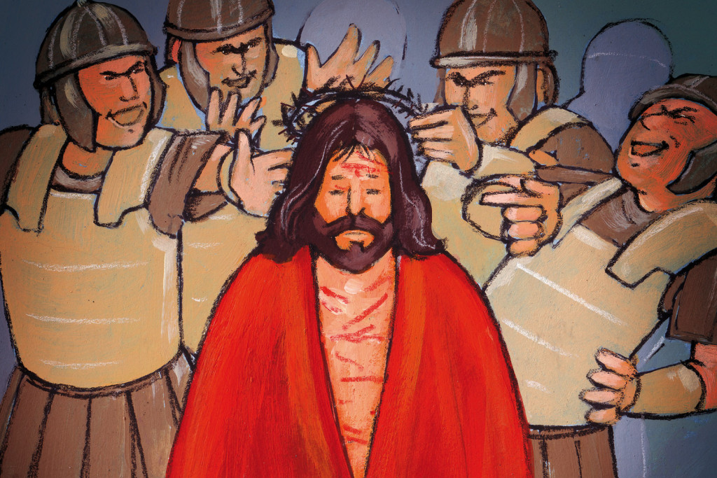 Jezus met doornenkroon Jezus met doornenkroon
