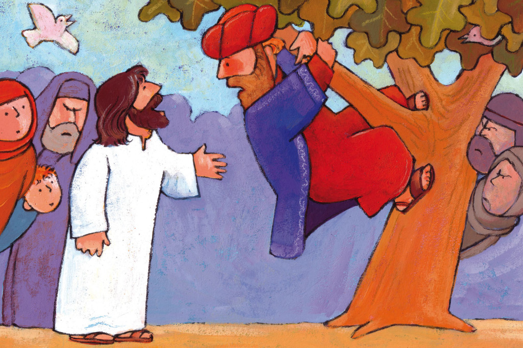 Jezus ontmoet Zacheus