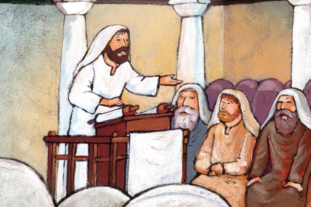 Jezus in de synagoge