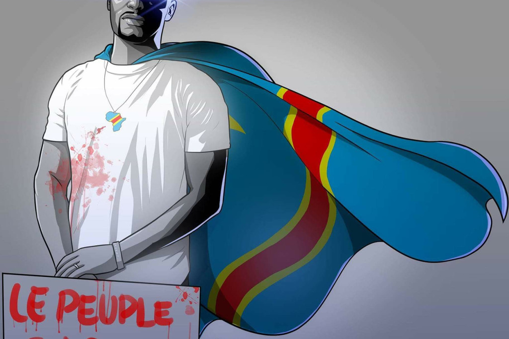 Rossy Mukendi, katholiek activist, om het leven gekomen tijdens vreedzame protesten voor een regimewissel in DR Congo.
