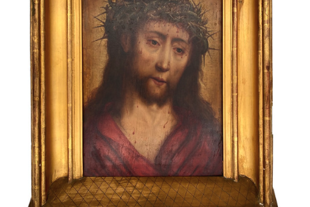 Albrecht Bouts (atelier) - Christus met de doornenkroon