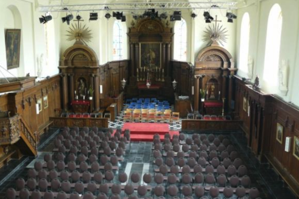 De Sint-Eligiuskerk van Maarke-Kerkem (Maarkedal) werd omgebouwd tot cultuurcentrum Marca.