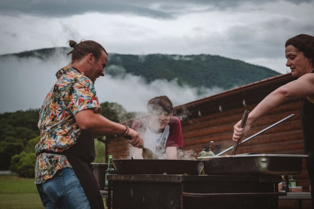 'Het valt op omdat BBQ nog een van de laatste restanten is van typisch mannelijke bezigheden in en om het huis.'