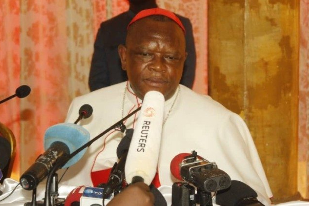 Kardinaal Fridolin Ambongo Besungu, aartsbisschop van Kinshasa