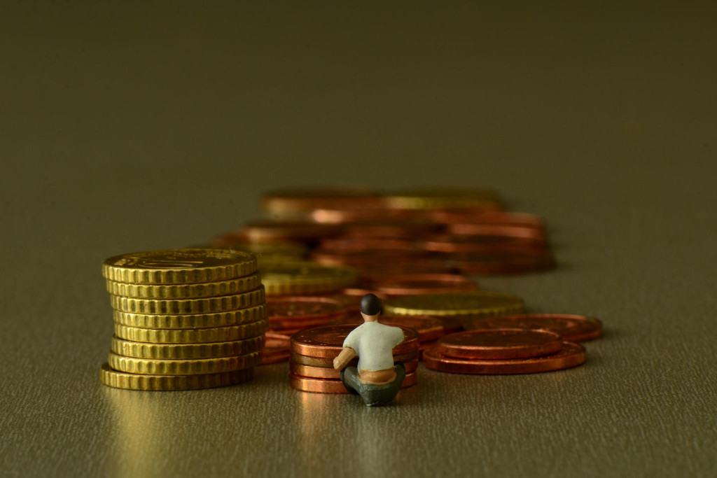 Kleiner dan geld...