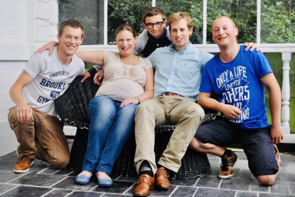 Alle kinderen van Inge kregen Bijbelse namen.