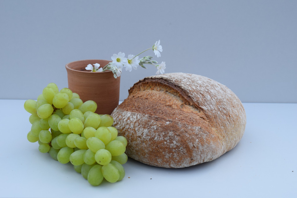 Kijktafel op een eerstecommuniefeest