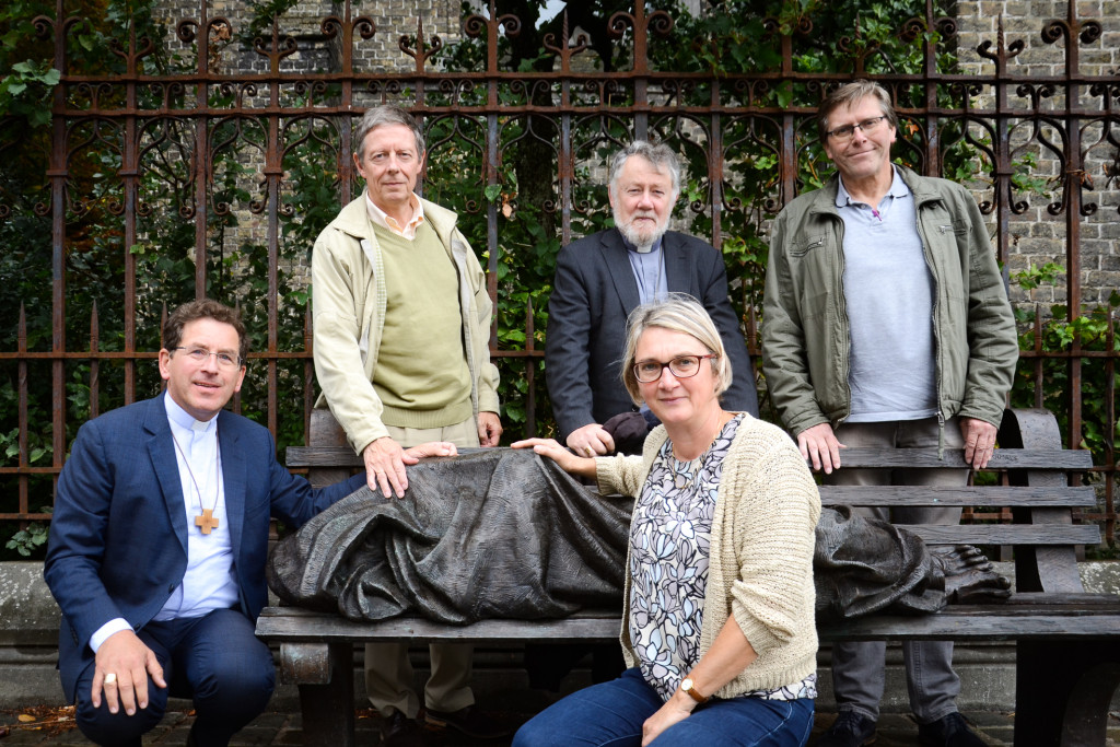 Vlnr Lode Aerts, Baudouin Van Overstraeten, Jean Kockerols, Griet Demeestere, Dominique Ballegeer