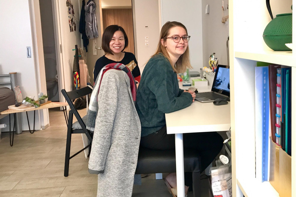 Ina Mathijs en Pat Law zijn op kot in het wzc van de zusters annuntiaten in Heverlee. Niet alleen de ruime kamer bevalt hen, maar ook de rust en het aangename contact met ouderen en zusters. Ina Mathijs en Pat Law zijn op kot in het wzc van de zusters annuntiaten in Heverlee. Niet alleen de ruime kamer bevalt hen, maar ook de rust en het aangename contact met ouderen en zusters.