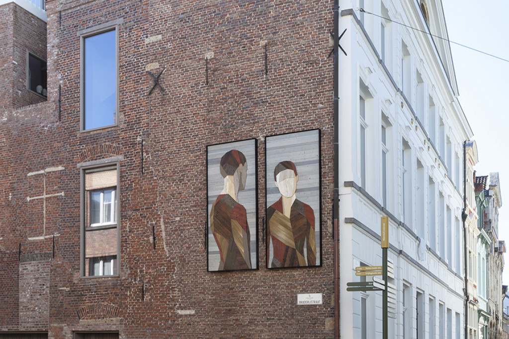 Portret van een mens, Braderijstraat Gent