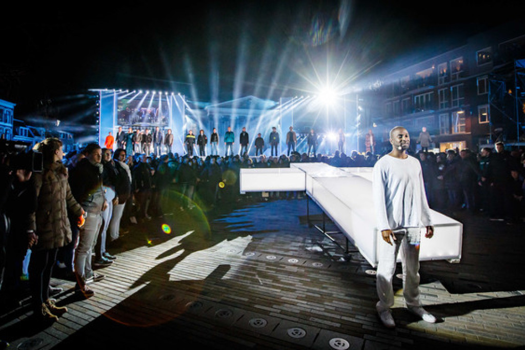 Beeld van The Passion in Leeuwarden in 2017