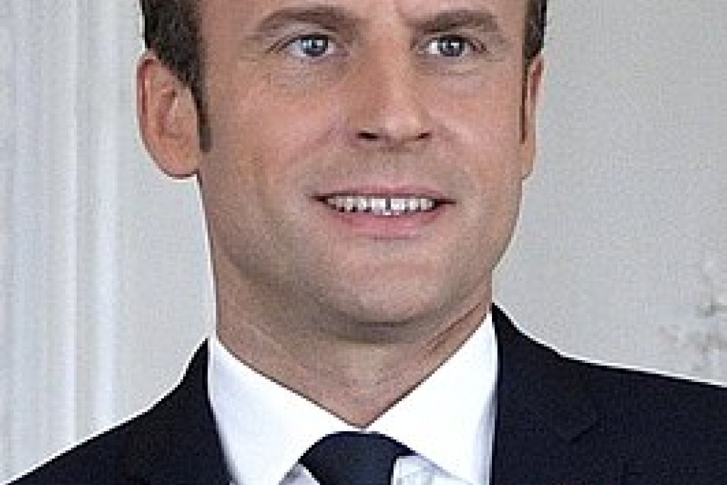 De Franse president Macron