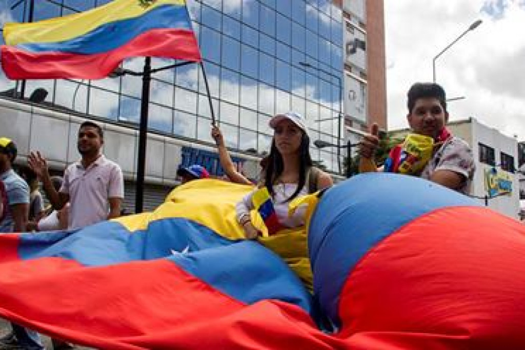 Straatprotest in Venezuela