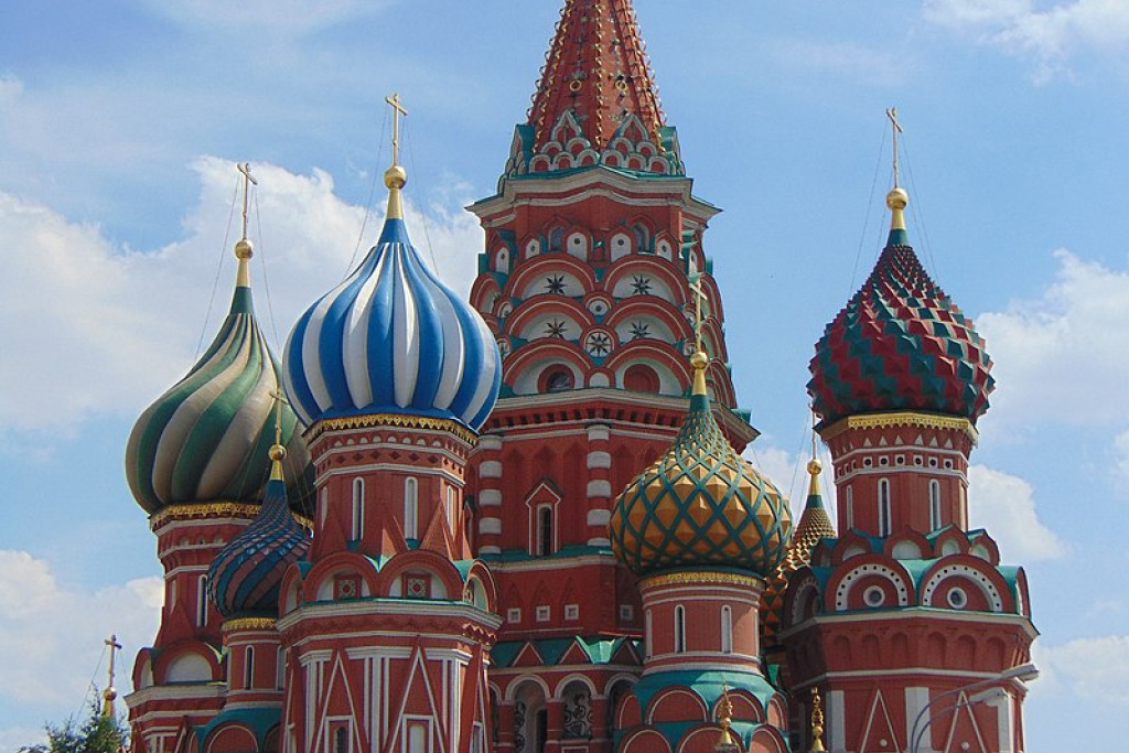 De Sint-Basiliuskathedraal in Moskou