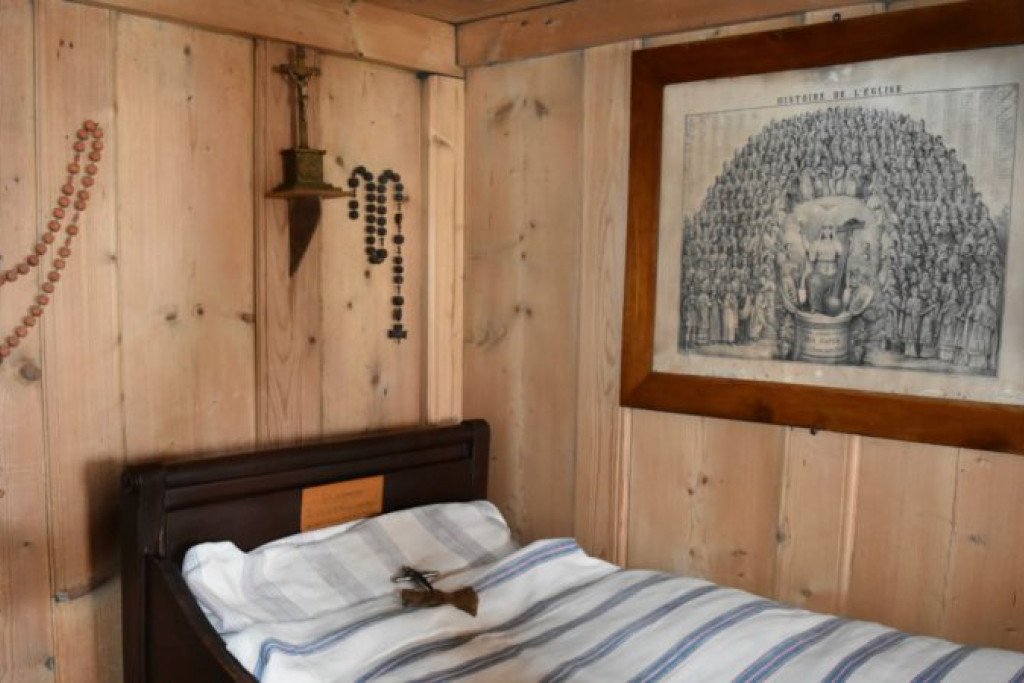 De kamer van de gezegende Marguerite Bays, in La Pierraz