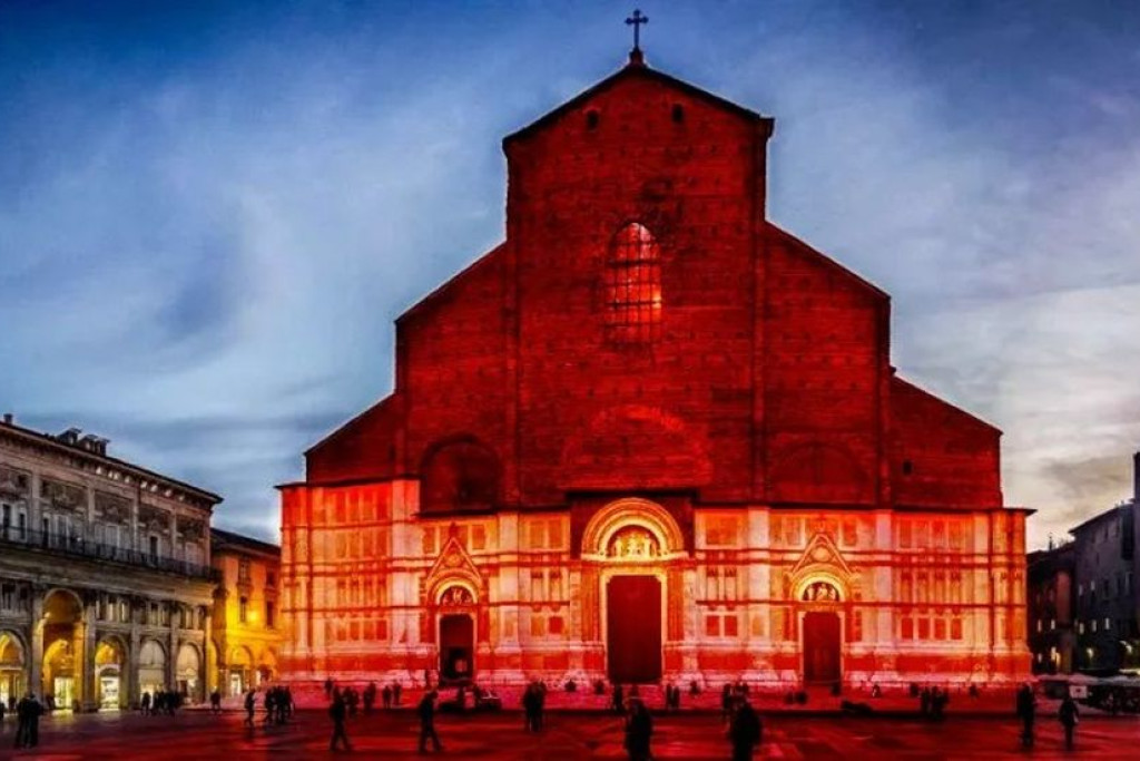 De basiliek van Bologna