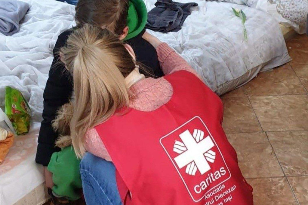 Caritas Oekraïne en de parochies werken nauw samen voor de humanitaire hulpverlening