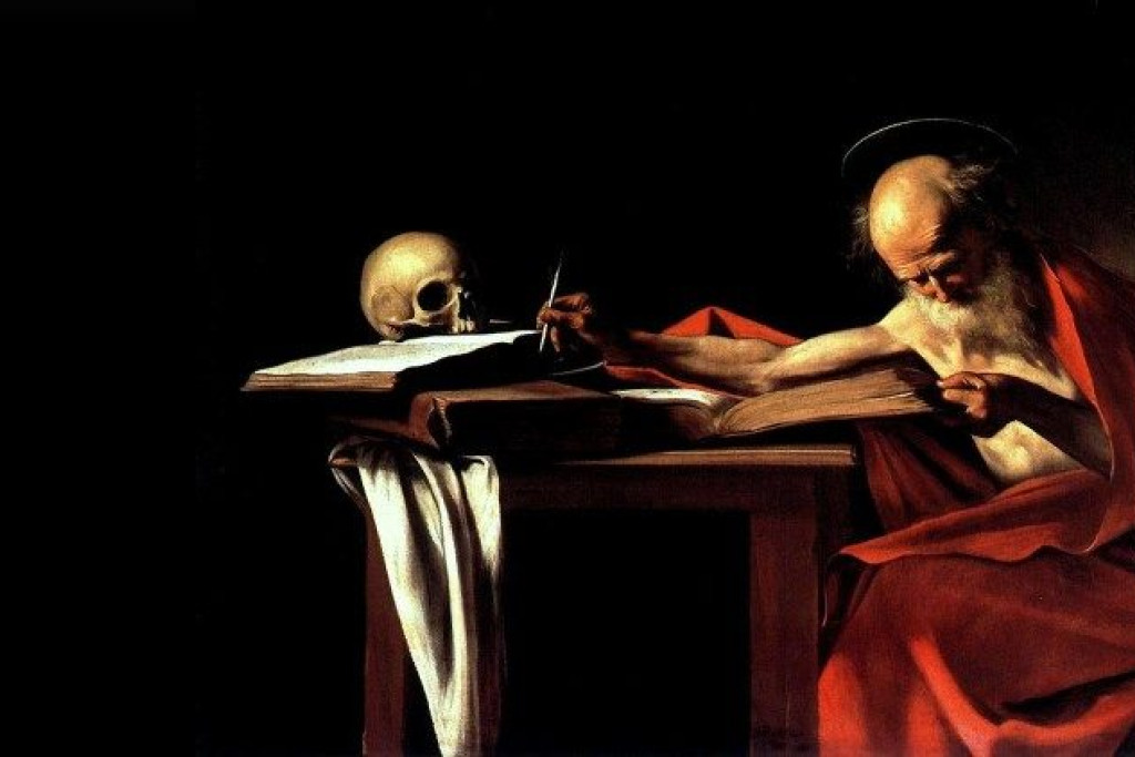 De heilige en kerkleraar Hieronymus