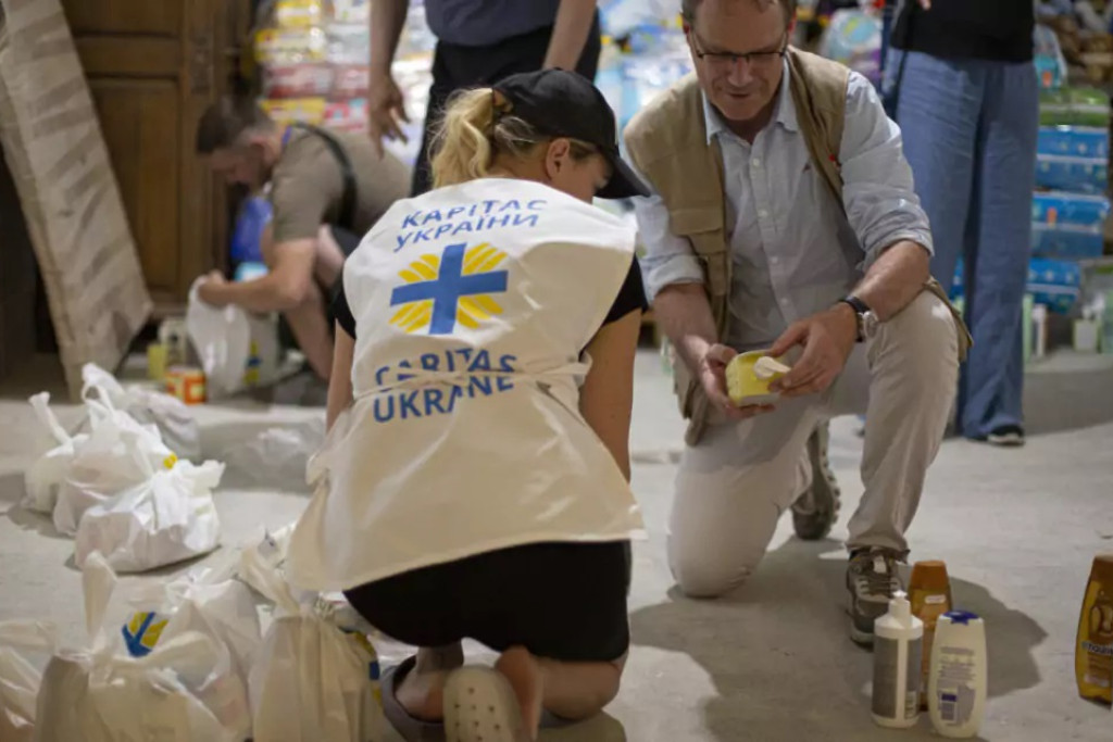 Caritas Oekraïne staat noodgedwongen in de eerste lijn bij de hulpverlening