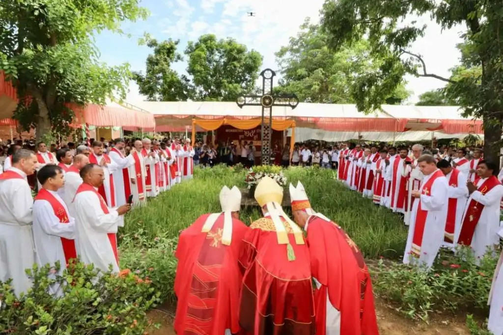 De herdenking van de martelaars van Cambodja