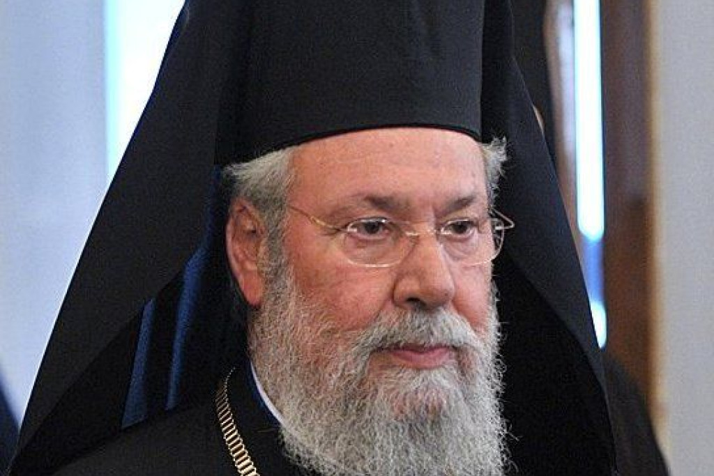 Aartsbisschop Chrysostomos II Demetriou van Cyprus