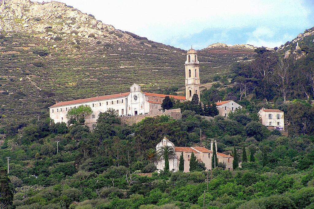 Klooster Saint Dominique van de broeders van Saint Jean in Corbara (Corsica) waar de opnames plaatsvonden van 'Bienvenue au monastère'