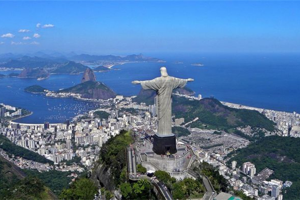 Het beeld van Christus de Verlosser in Rio