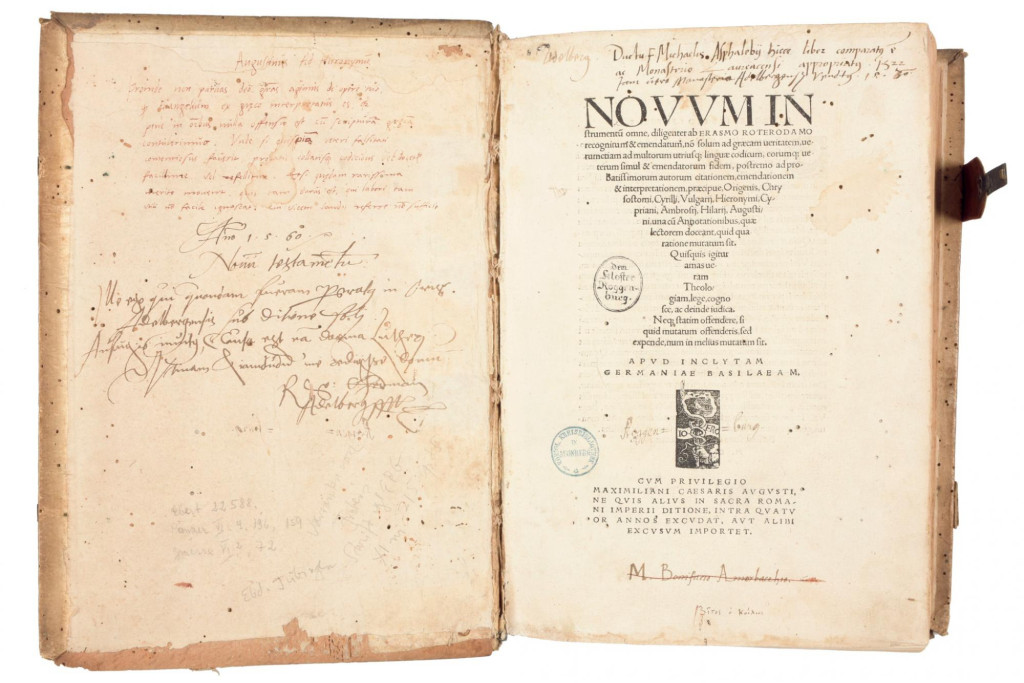 Het ‘Novum instrumentum’ van Erasmus