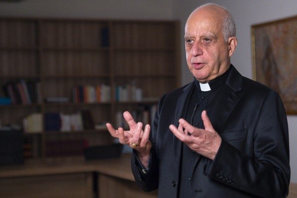 Aartsbisschop Rino Fisichella, voorzitter van de Pauselijke Raad voor de bevordering van de nieuwe evangelisatie 