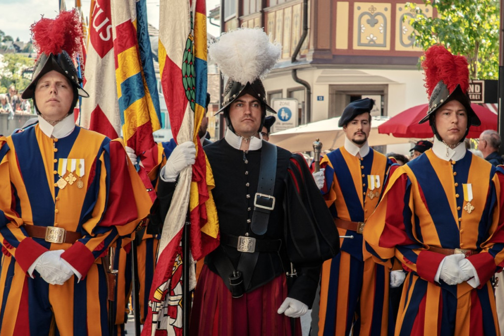 Het eeuwfeest van oud-gardisten in Appenzell