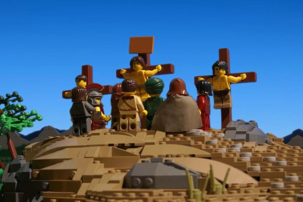 De kruisweg in Lego