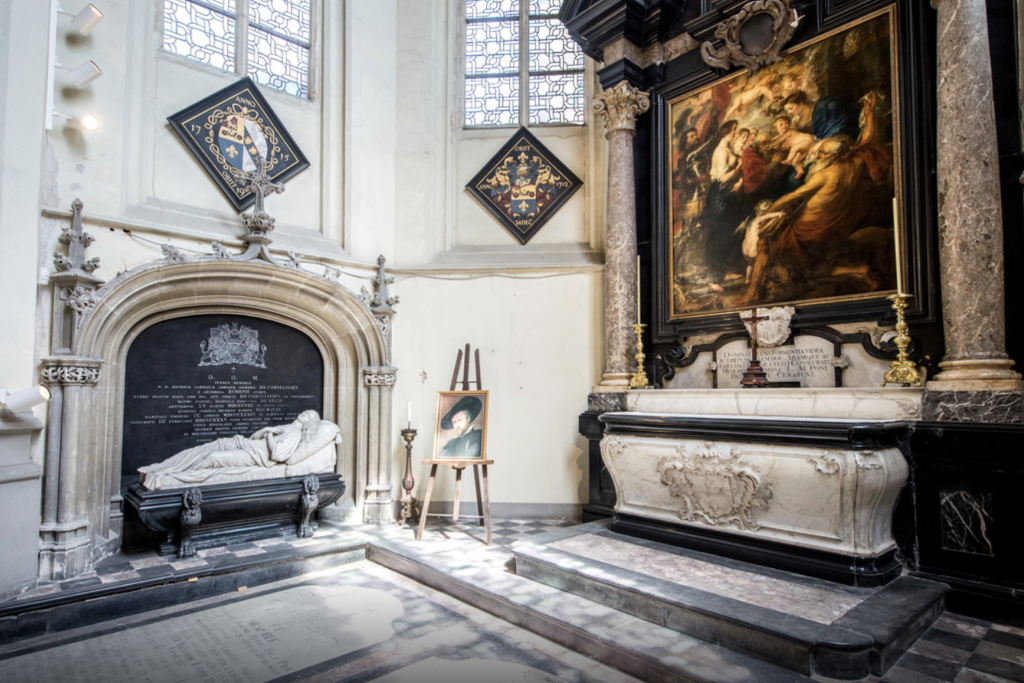 Grafkapel Pieter Paul Rubens, Sint-Jacobskerk Antwerpen.