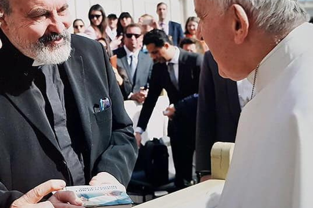 Tomas Halík met paus Franciscus