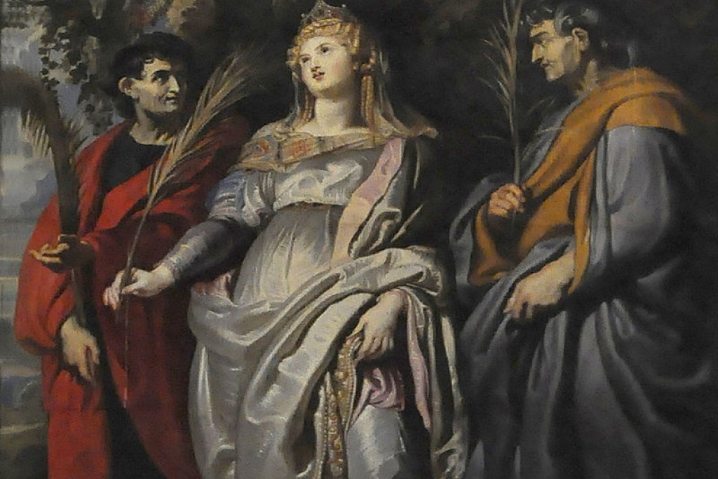 De Heilige Domitilla van Peter Paul Rubens uit de Chiesa Nuova
