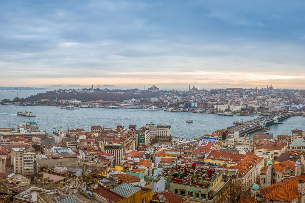 Panorama van Istanbul