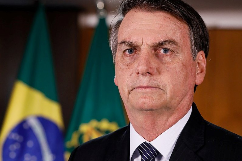 De Braziliaanse president Jair Bolsonaro