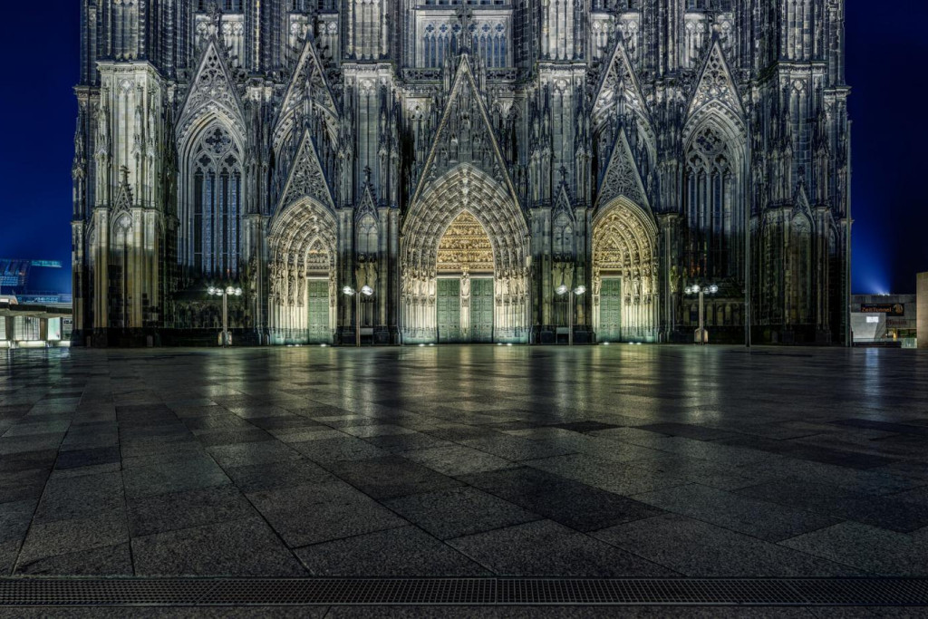 Het voorplein van de Dom in Keulen