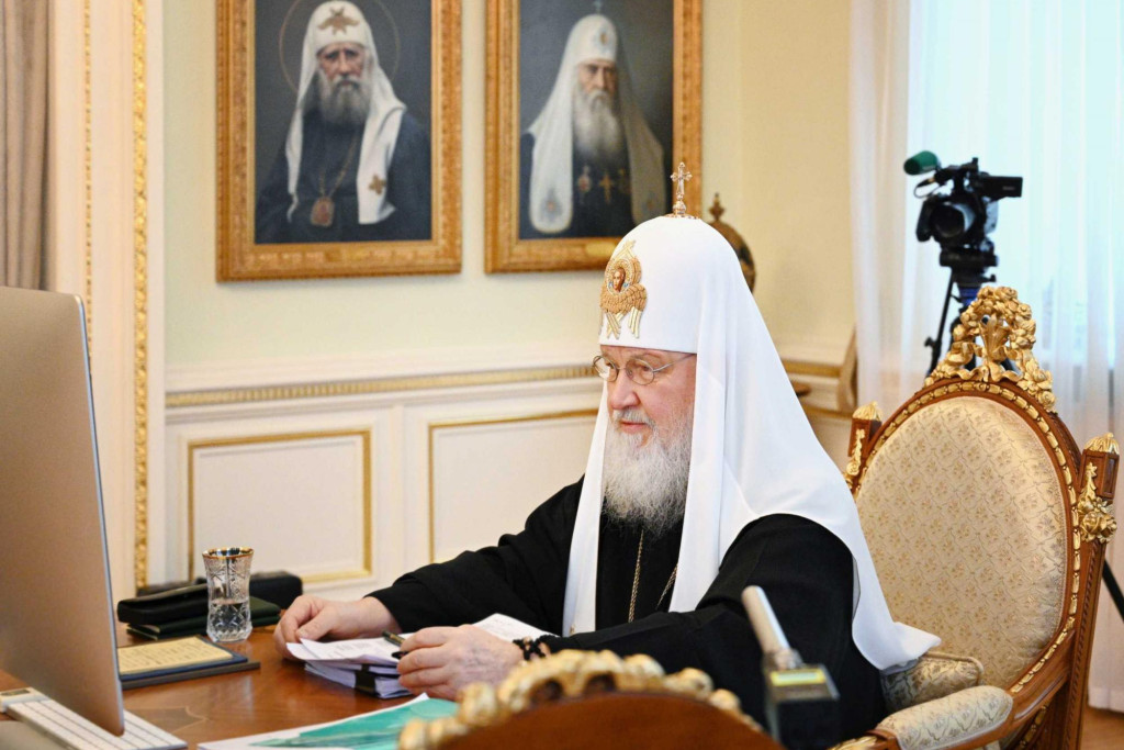 De Russisch-orthodoxe patriarch Kyrill