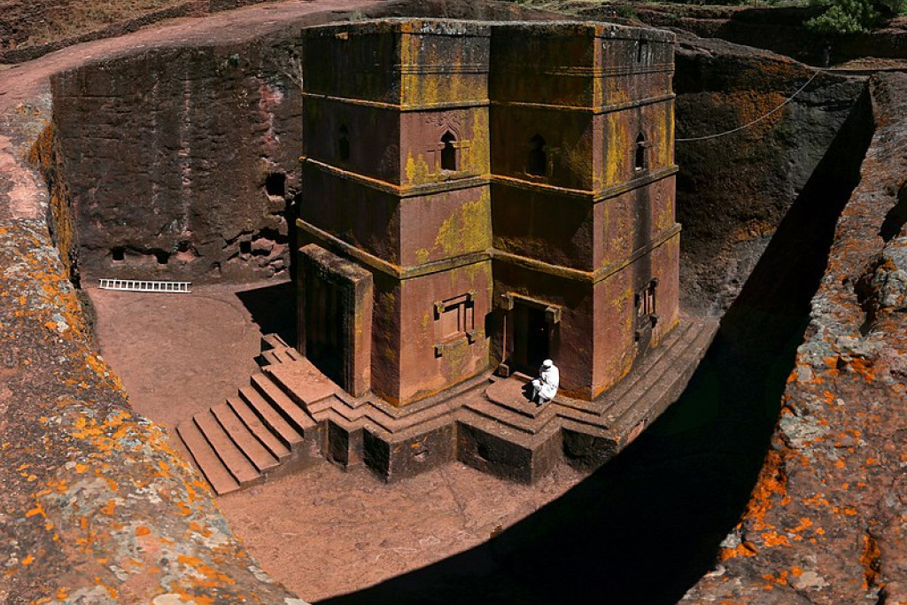 Rotskerk in Lalibela
