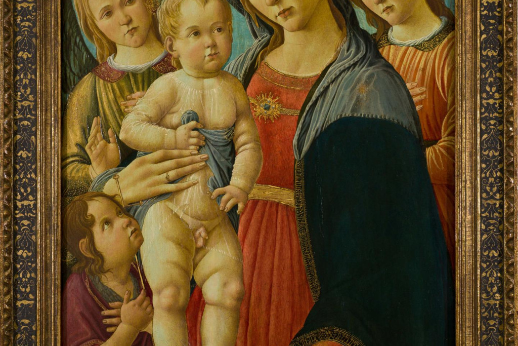 Madonna met kind van Jacopo del Sellaio