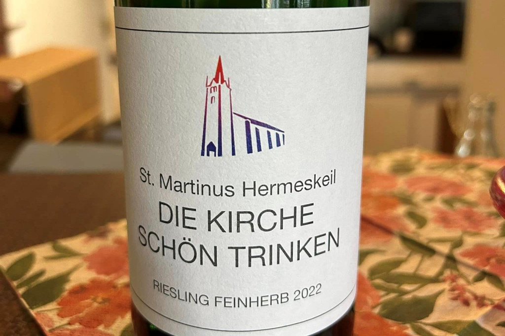 De wijn voor het 'goede doel' van 10 euro per fles
