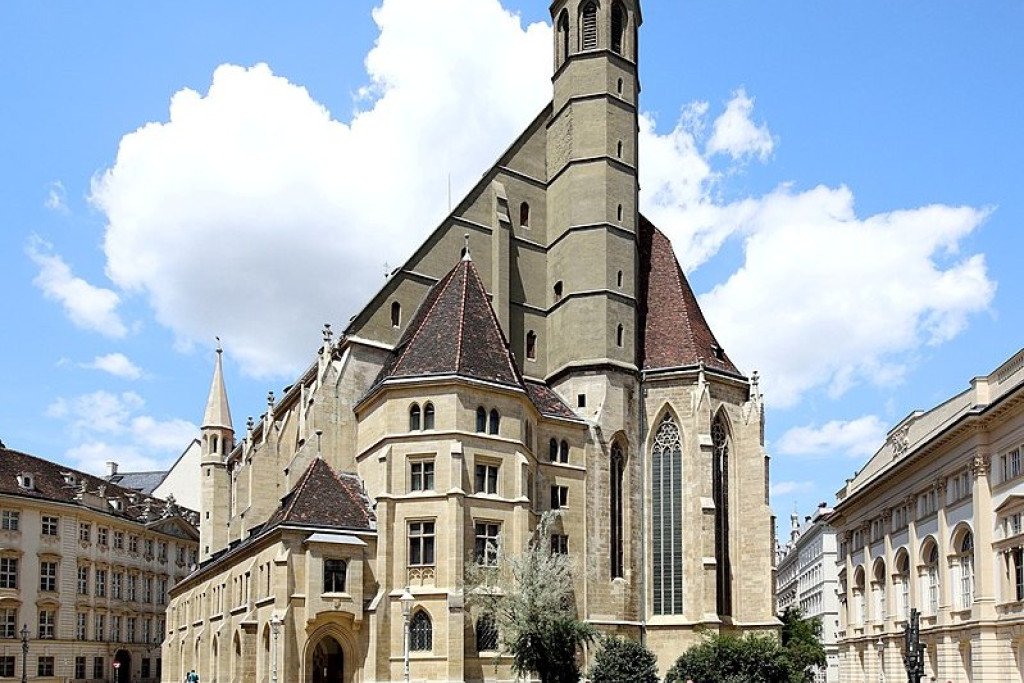 De minoritenkirche in Wenen