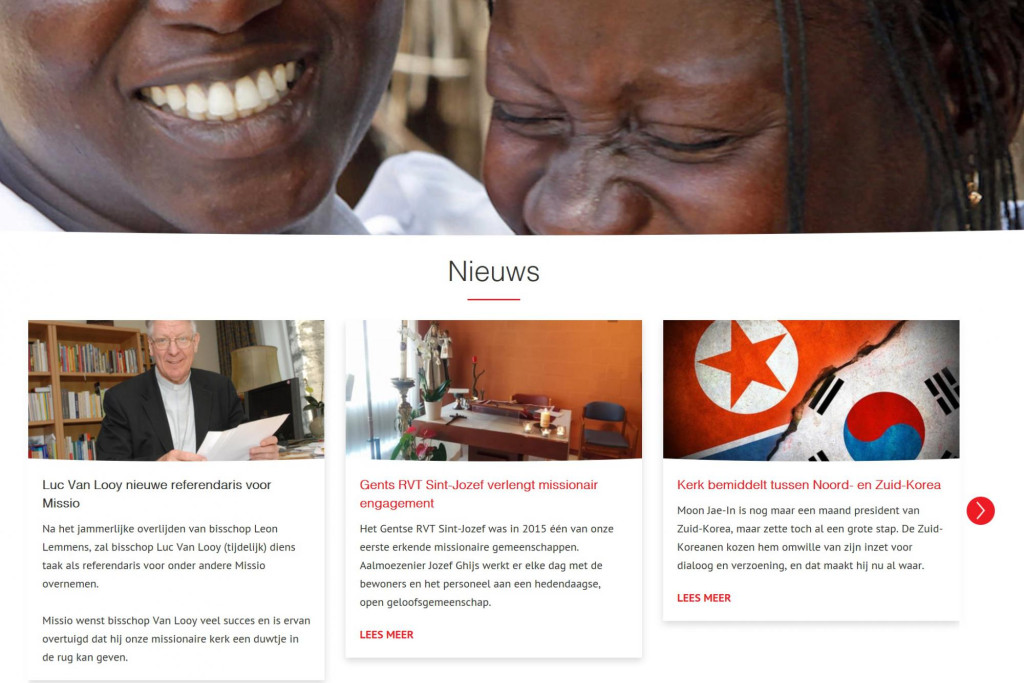 Missio heeft een nieuwe website