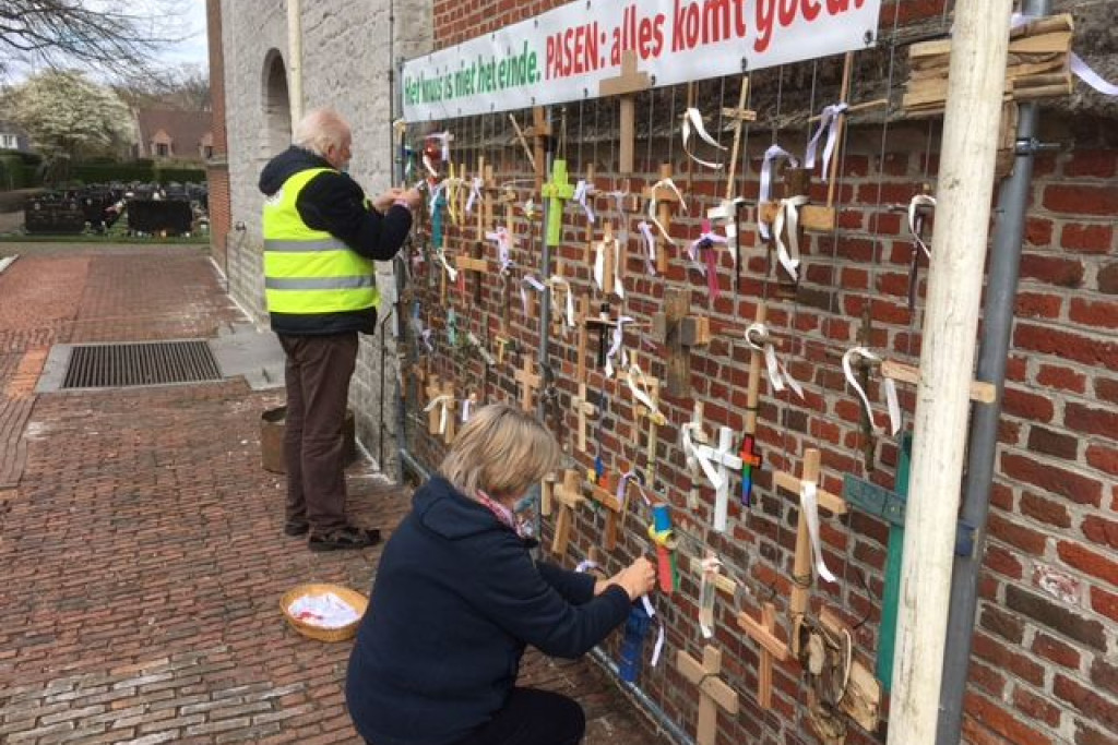 Het 'kruisjeshek' in Olen