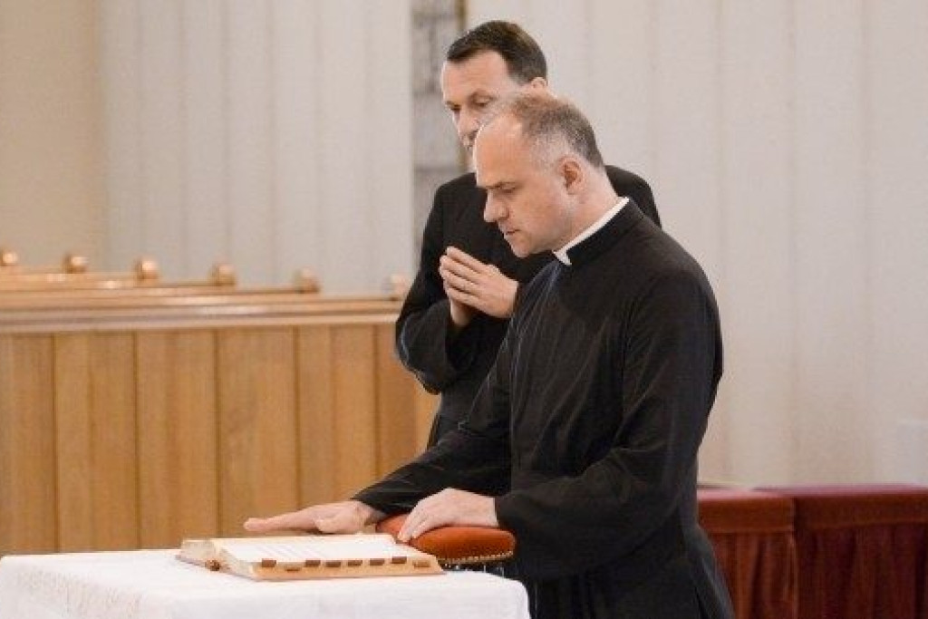 De algemene overste van Sint-Pius X, Davide Pagliarani