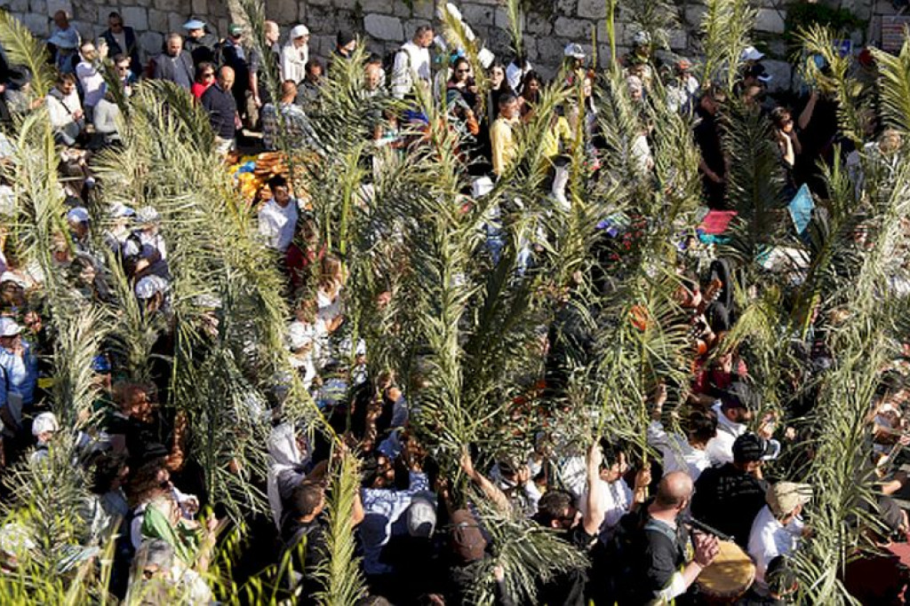 De Palmprocessie naar de Olijfberg