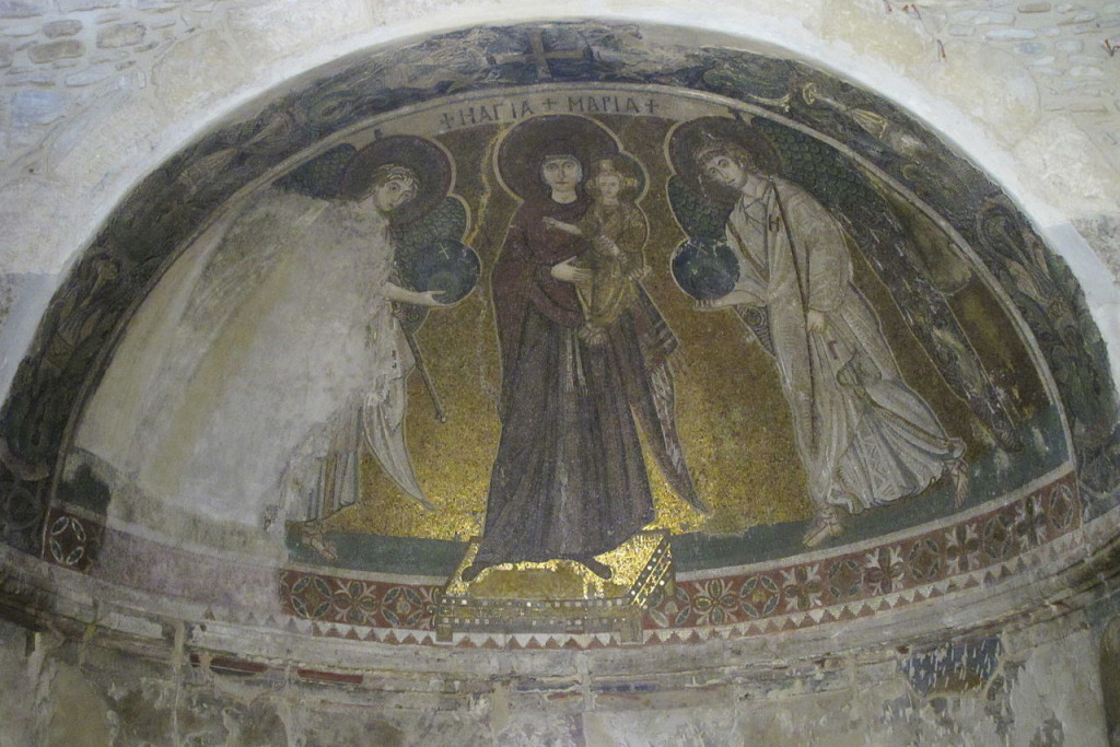 De beroemde mozaïek van Panagia Angeloktisti